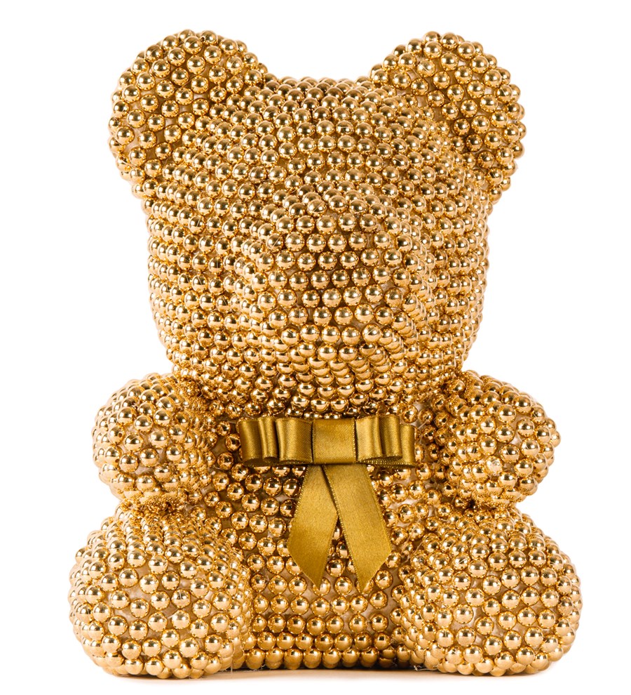 Teddy Pearl Bear - Gold İnci Ayıcık
