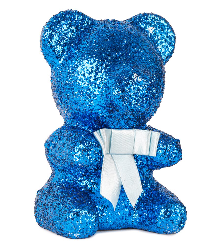 Little Teddy Shimmer Bear - Mavi Simli Ayıcık