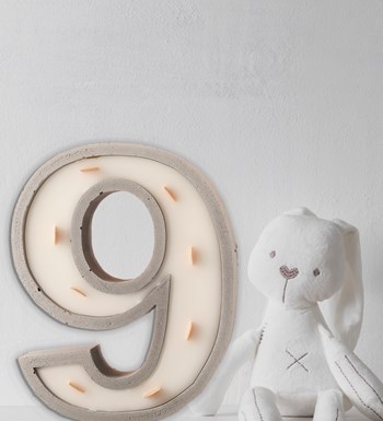 %100 Doğal Soya Wax Kişiye özel 9 Rakamı Mum – Sandal wood