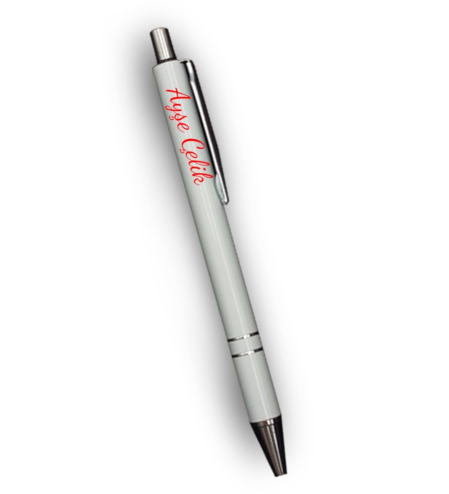 Yılbaşı Temalı Kişiye Özel Kırmızı Defter & Yılbaşı Ağacı Mum & Beyaz Kalem Hediye Seti