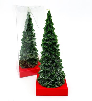 Lilyana Flowers - Mini Kasa İçerisinde Çam Ağacı Mum & Kişiye Özel Metal Kutulu Mum & Yılbaşı Çorabı Hediye Seti