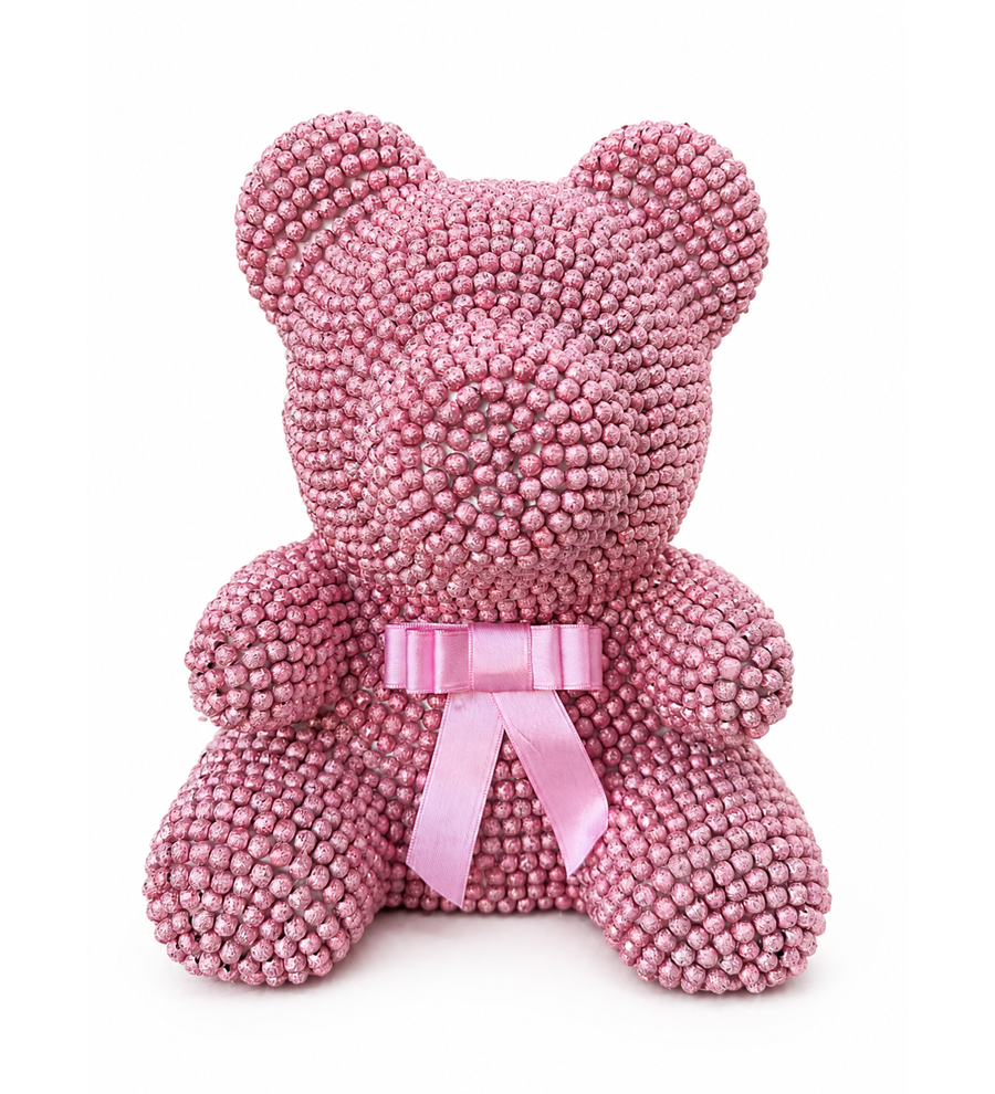 Teddy Pearl Bear - Pembe İnci Ayıcık