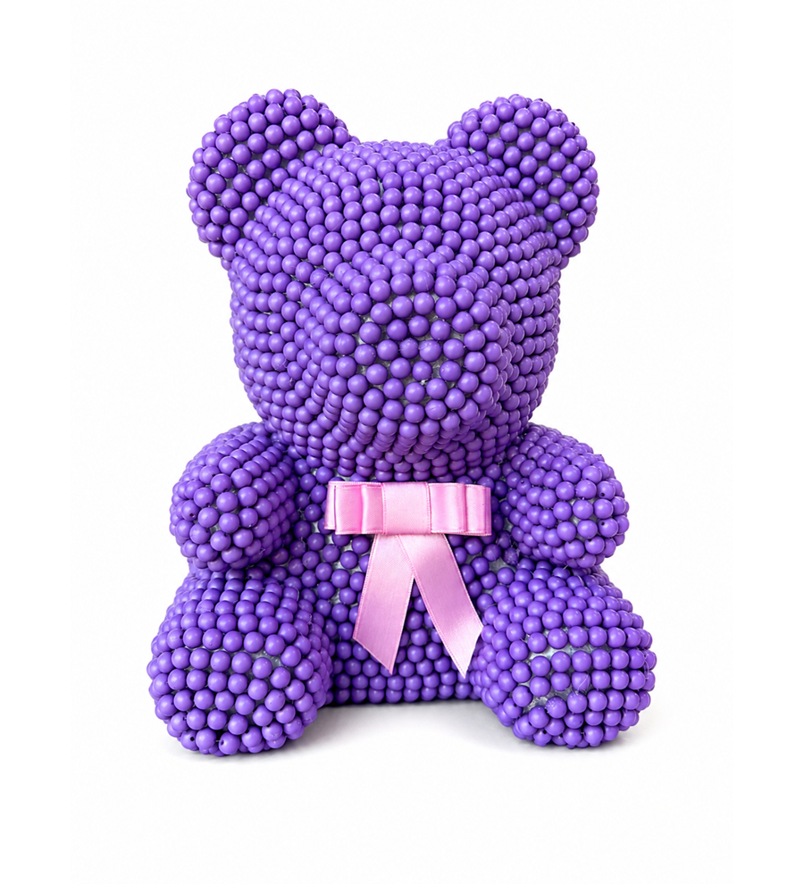 Teddy Pearl Bear - Mor İnci Ayıcık