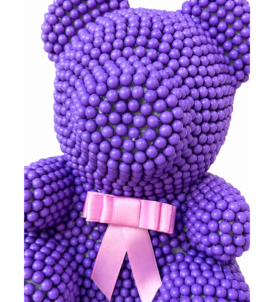 Teddy Pearl Bear - Mor İnci Ayıcık