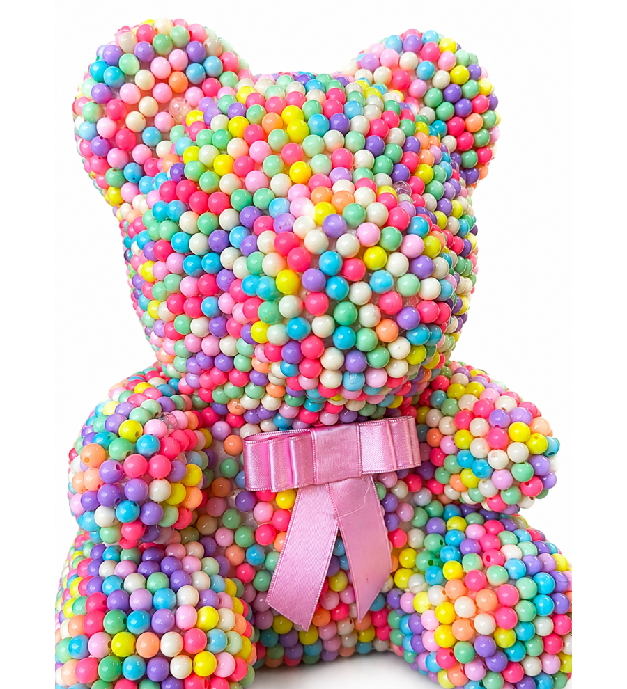 Teddy Pearl Bear - Renkli İnci Ayıcık