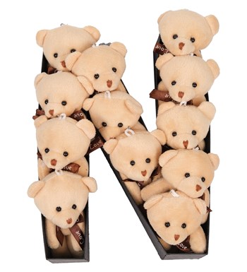 Harf Teddy Bear – Kişiye Özel Harf