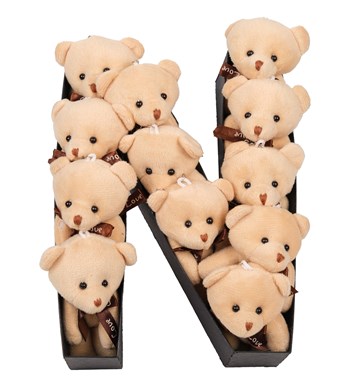 Harf Teddy Bear – Kişiye Özel Harf