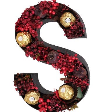 Love Rocher Çikolatalı Kişiye Özel Harf