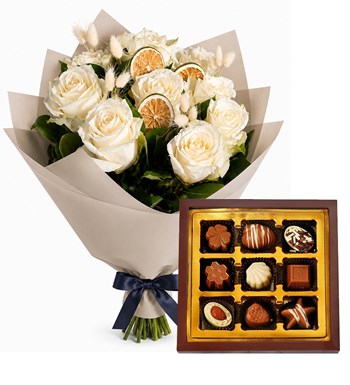 Lilyana Flowers - Forever White Chocolate