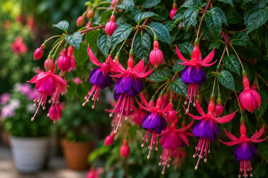 Fuchsia (Küpe çiçeği, fuşya)