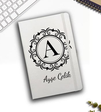 Kişiye Özel Çelik Bardak Termos & Defter & Plastik Kalem Hediye Seti