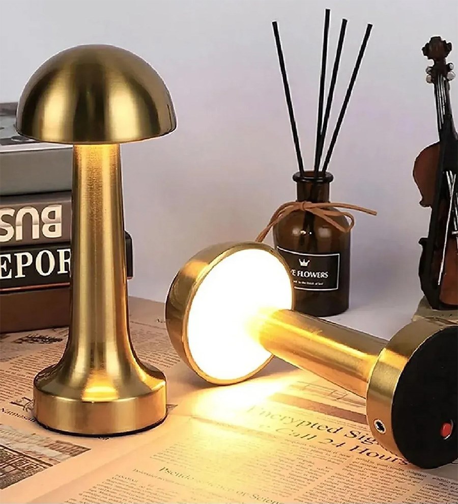 Gold Masa Lambası Kupa Mum Çerçeve Filtre Kahve Premium Hediye Seti