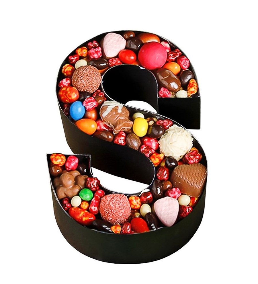 Harf Çikolata Kutusu v2 (Harf Seçenekli)