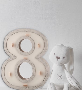 %100 Doğal Soya Wax Kişiye özel 8 Rakamı Mum – Sandal wood