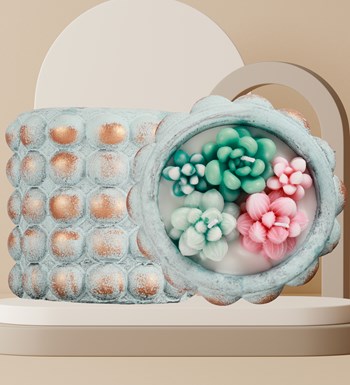 Doğal Soya Wax Sweet Candy Serisi Mix Sukulent Dekorafif Mum