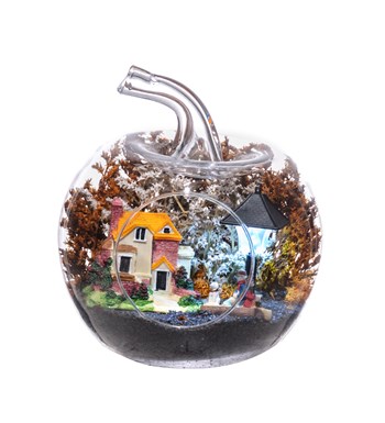 Teraryum Işıklı Düş Evi - Oranj