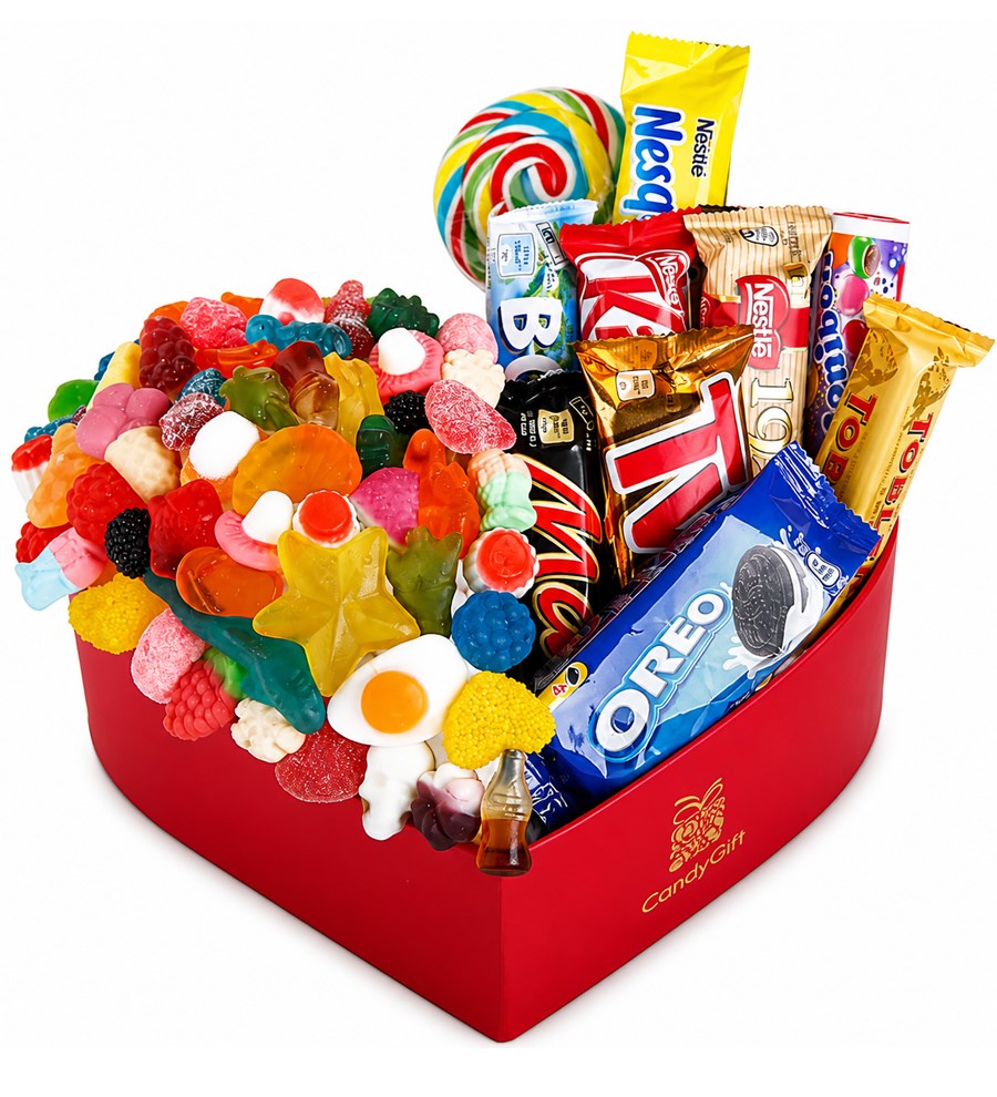 Jelly Çikolata JR Büyük Kalp Kutu