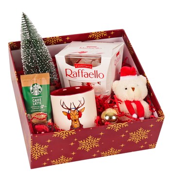 Lilyana Flowers - Yılbaşı Kare Hediye Kutusu V2