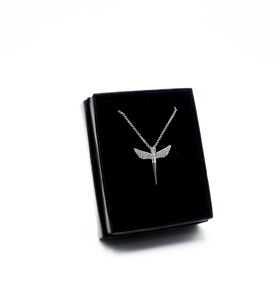 Kişiye Özel Ayna & Gümüş Kaplama Melek Kolye & Bardak Mum & Kokulu Sabun Hediye Seti