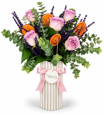 Lilyana Flowers - Lilac Roses