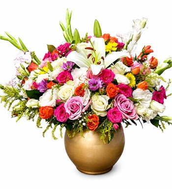 Lilyana Flowers - Luxury Flowers In Gold