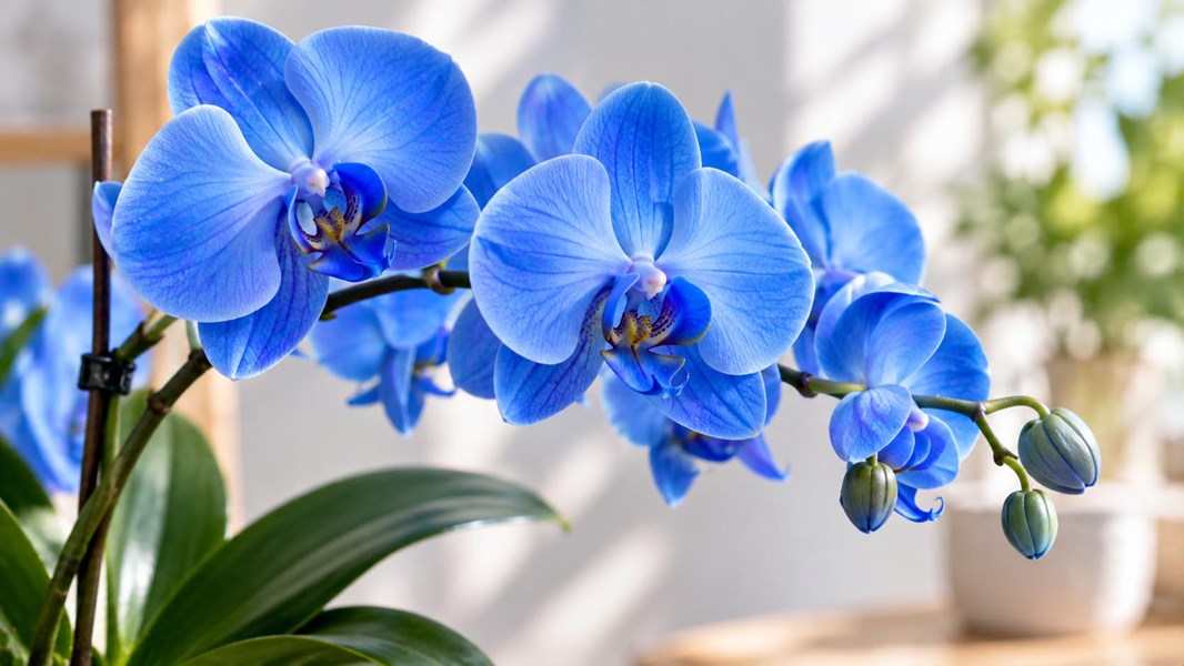 Mavi Orkide (Boyanmış phalaenopsis)