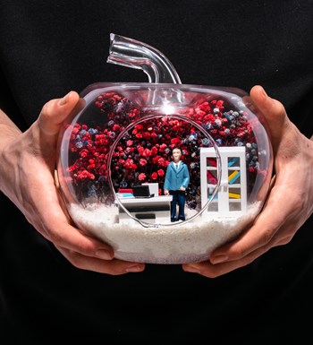 Teraryum Mini Yeni İş Erkek Mavi Elbiseli-Cipsomiks