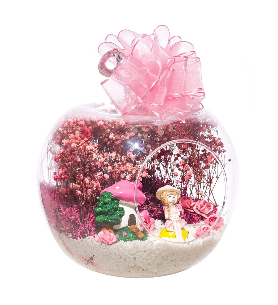 Teraryum  Şirin Evim Pembe