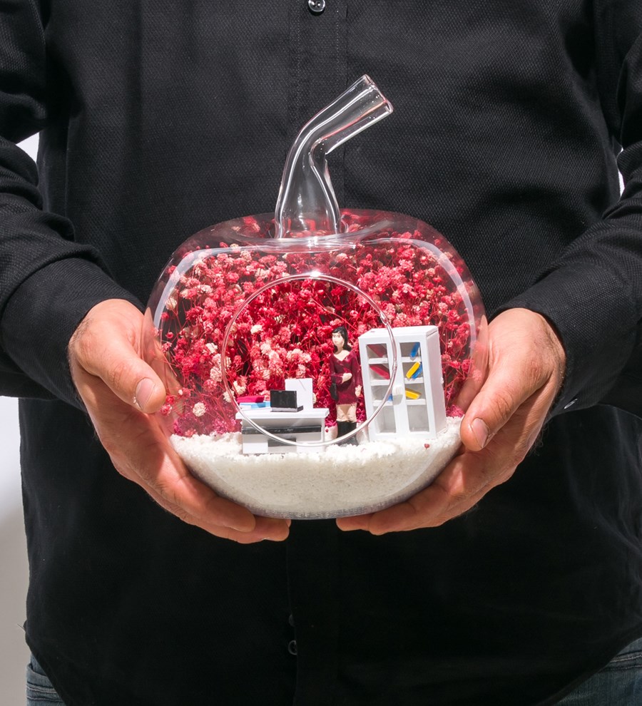 Teraryum Mini Yeni İş Kadını - Pembe