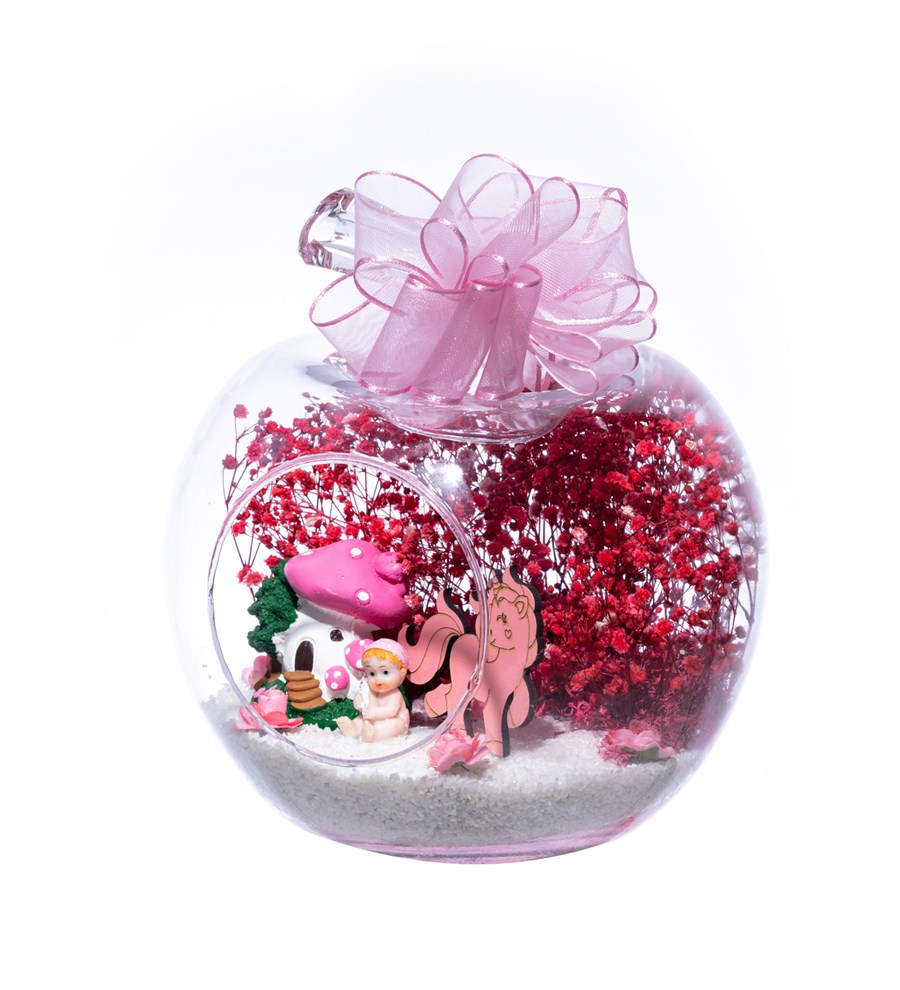 Teraryum Hoş Geldin Bebek Kız - Unicorn Objeli