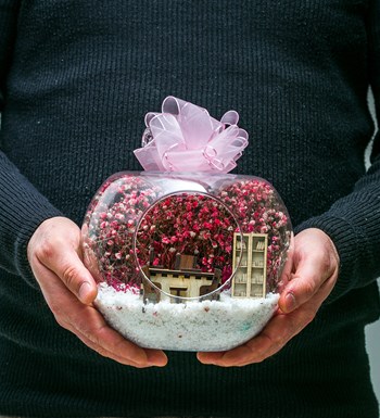 Teraryum Yeni İş Tebrik Pembe