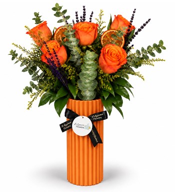 Polimer Vazoda Orange Roses