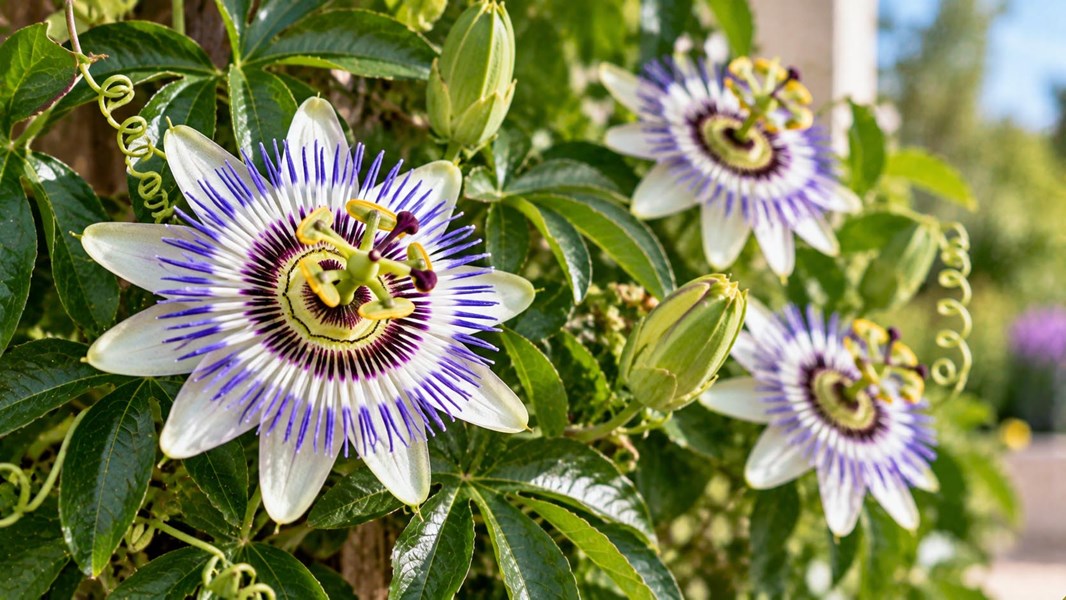 Passiflora (Çarkıfelek, tutku çiçeği)