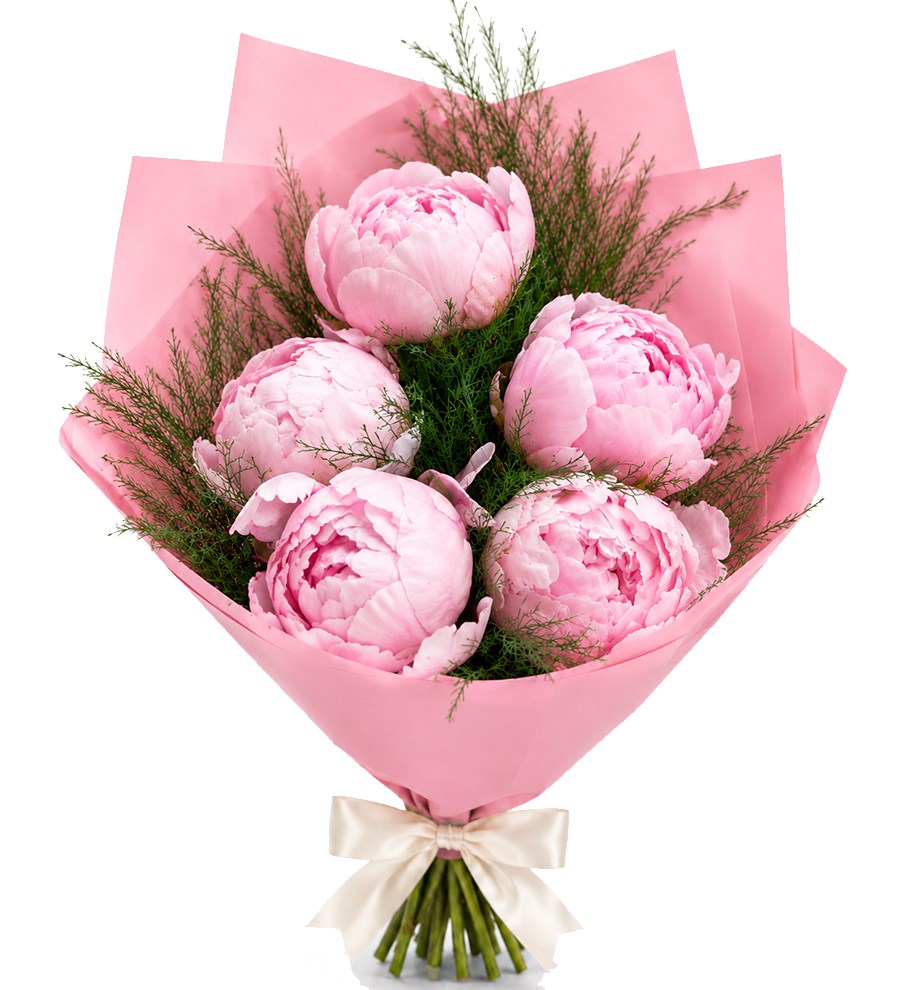 Pembe Şakayık Buketi