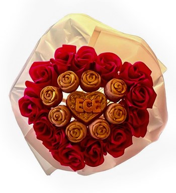 İsme Özel Lux Rose Chocolate