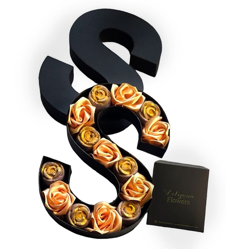 Rose Chocolate Letter