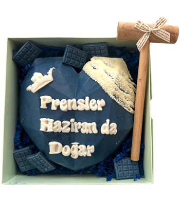 Prenslere Özel Kırmalı Pinyata Çikolata (Lacivert)