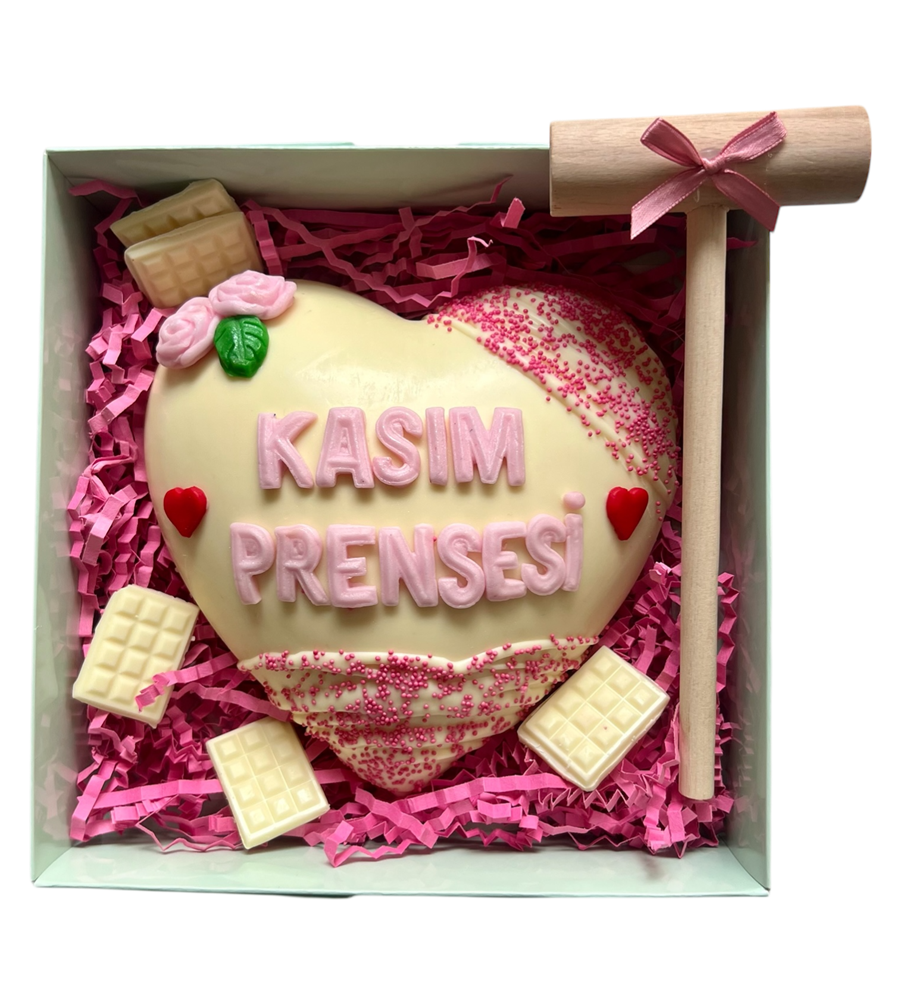 Bento Kırmalı Çikolata Kutusu (İstediğin Yazıda)