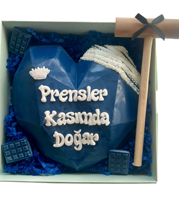 Prenslere Özel Kırmalı Pinyata Çikolata (Lacivert)