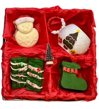 Lilyana Flowers - New Year Ceramic & Chocolate Gift Box