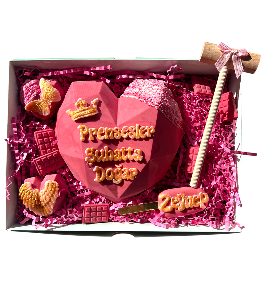 Prenseslere Özel Büyük Kırmalı Çikolata Şöleni