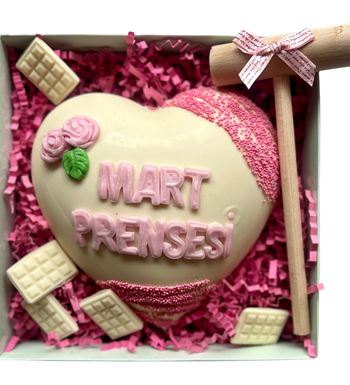 Lilyana Flowers - Bento Kırmalı Çikolata Kutusu (İstediğin Yazıda)