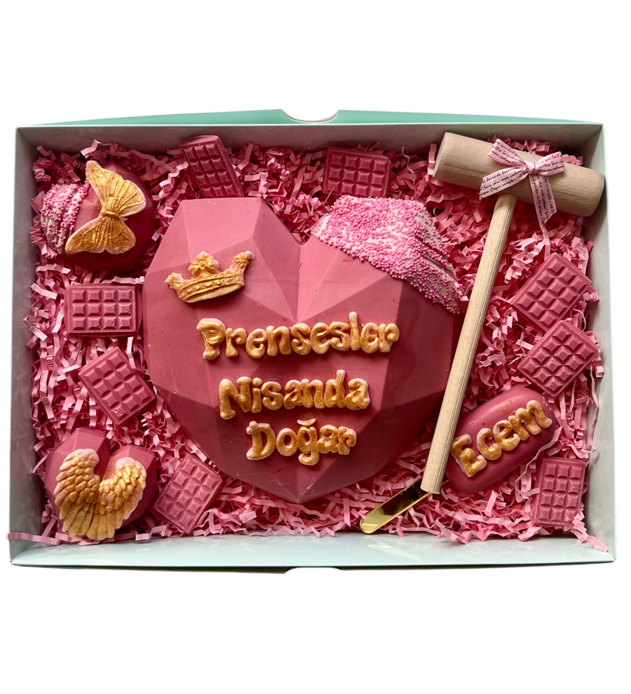 Prenseslere Özel Büyük Kırmalı Çikolata Şöleni