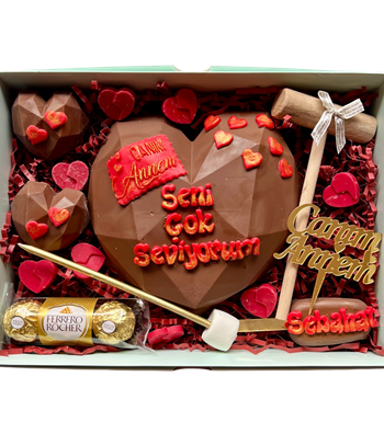 Lilyana Flowers - Belçika Pinyata Box Canım Annem