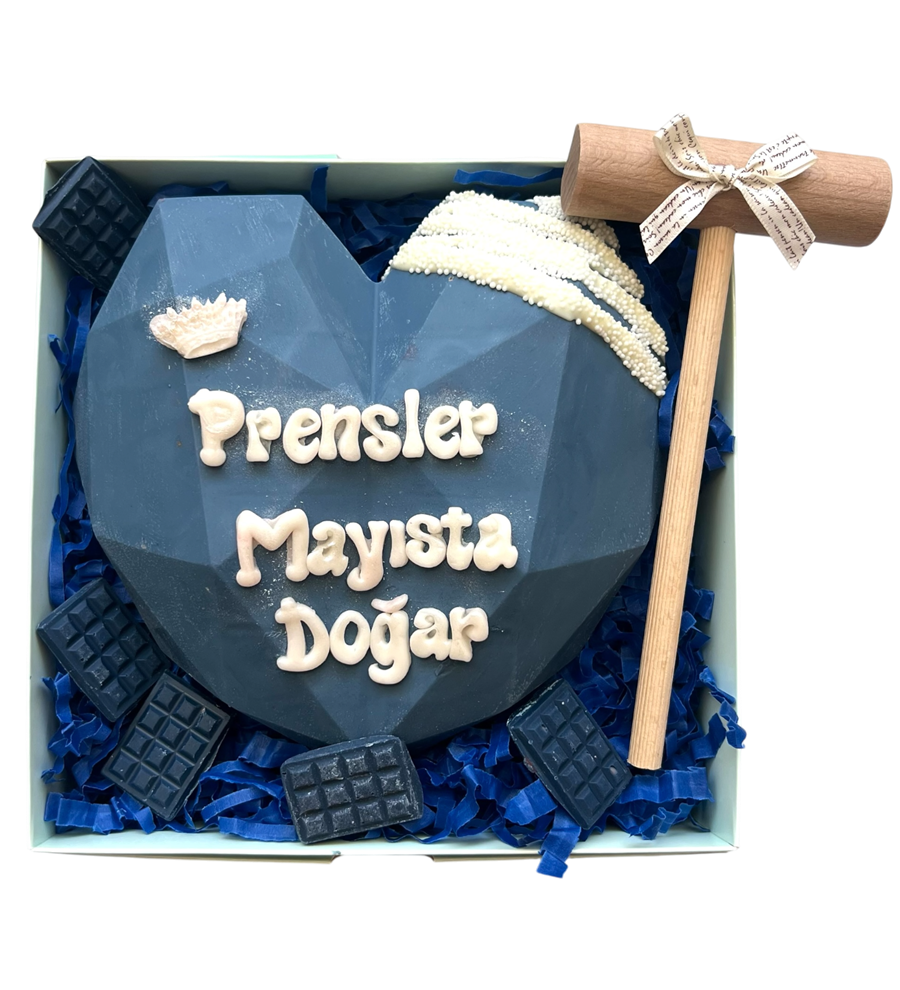 Prenslere Özel Kırmalı Pinyata Çikolata (Lacivert)