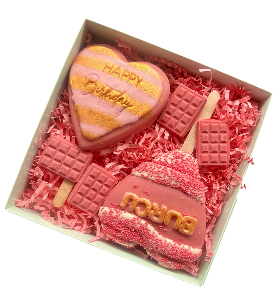 Happy Birthday İsimli Çikolata/Brownie Kutusu