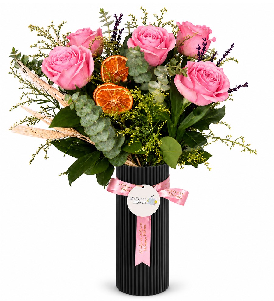 Polimer Vazoda Pink Roses