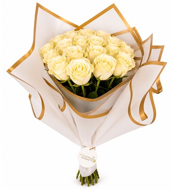 Lilyana Flowers - 71'li Premium Beyaz Gül Buketi