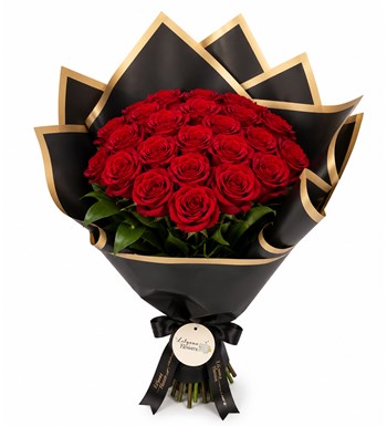Lilyana Flowers - 71'li Premium Kırmızı Gül Buketi