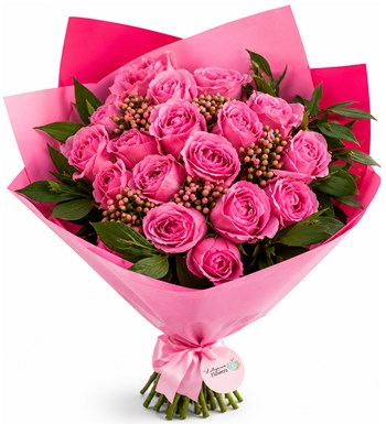 Lilyana Flowers - Premium Pembe Aşk Buketi